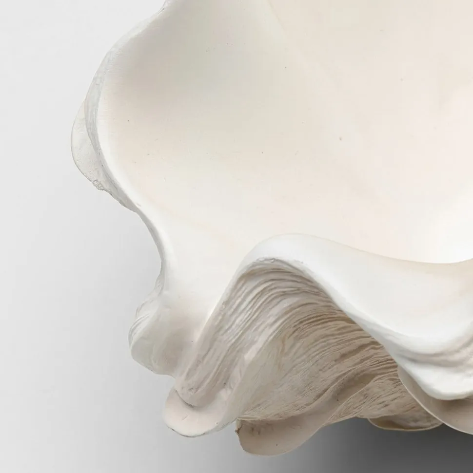 KARE Concha dekorativ vase, højde 29 cm, støbt sten, beige