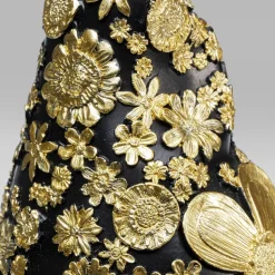 KARE dekorativ figur dværg stående, sort/guld, polyresin