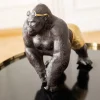 KARE dekorativ figur Monkey Beach, højde 20 cm, sort polyresin