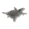 KARE dekorativ skål zebra, porcelæn, sort/hvid, håndmalet