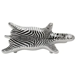 KARE dekorativ skål zebra, porcelæn, sort/hvid, håndmalet