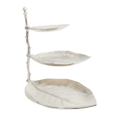 KARE Etagere Leaf, aluminium, forniklet, højde 46 cm