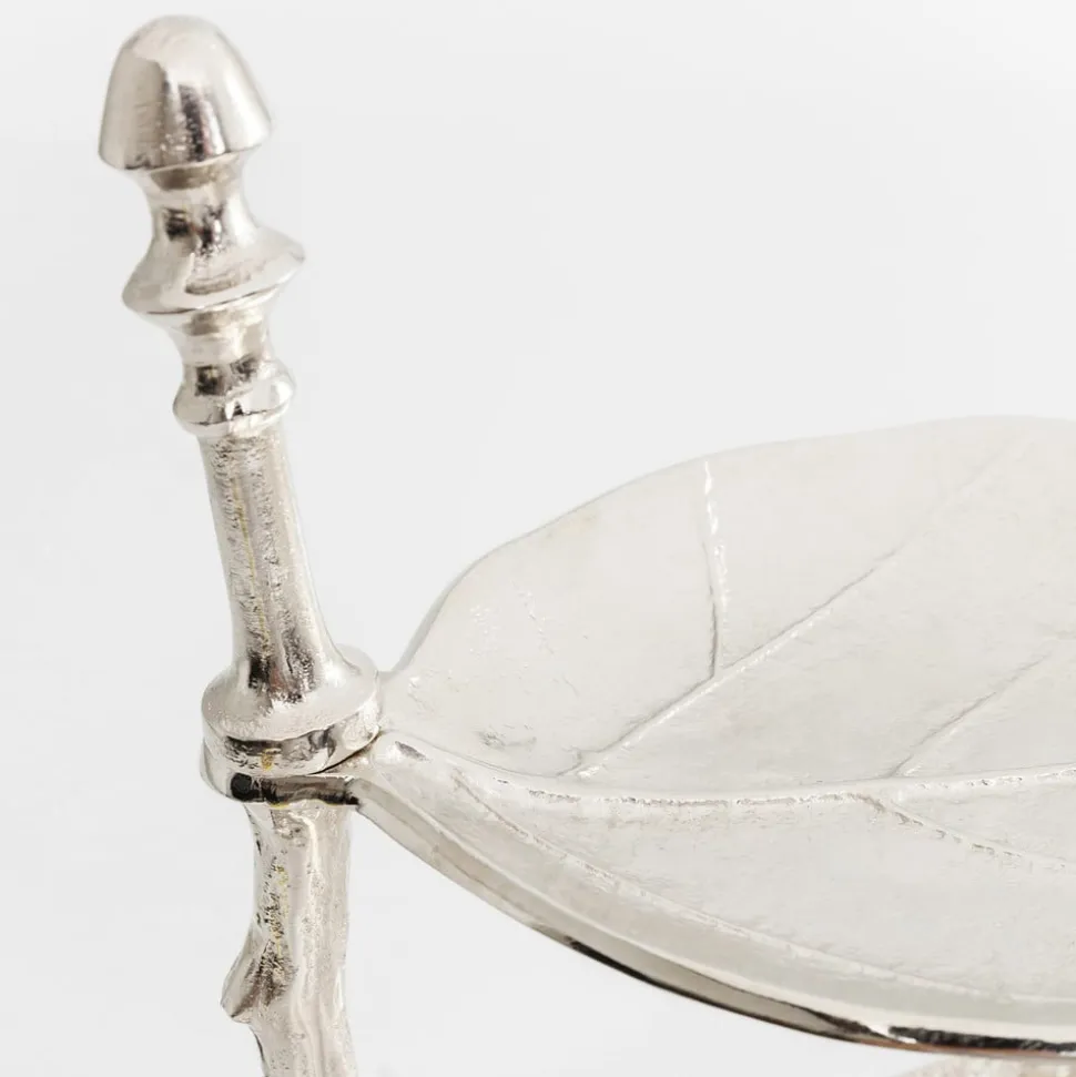 KARE Etagere Leaf, aluminium, forniklet, højde 46 cm