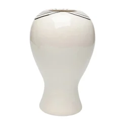 KARE Favola Men-vase, højde 30 cm, keramik, sort/hvid