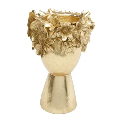 KARE Flowercrown dekorativ vase, højde 30 cm, Ø 20 cm, guldfarvet