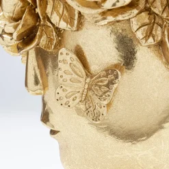 KARE Flowercrown dekorativ vase, højde 30 cm, Ø 20 cm, guldfarvet