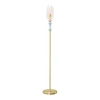 KARE gulvlampe Allegra, guld/blå/rosa, 165 cm høj, E14