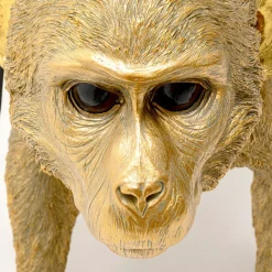 KARE gulvlampe Monkey Dance, guldfarvet, 120 cm, E27