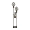 KARE Gulvlampe Supernova, røggrå, glas, 160 cm, E27