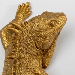 KARE Lizard vægobjekt, lakeret polyresin, 31 x 11 cm, guld
