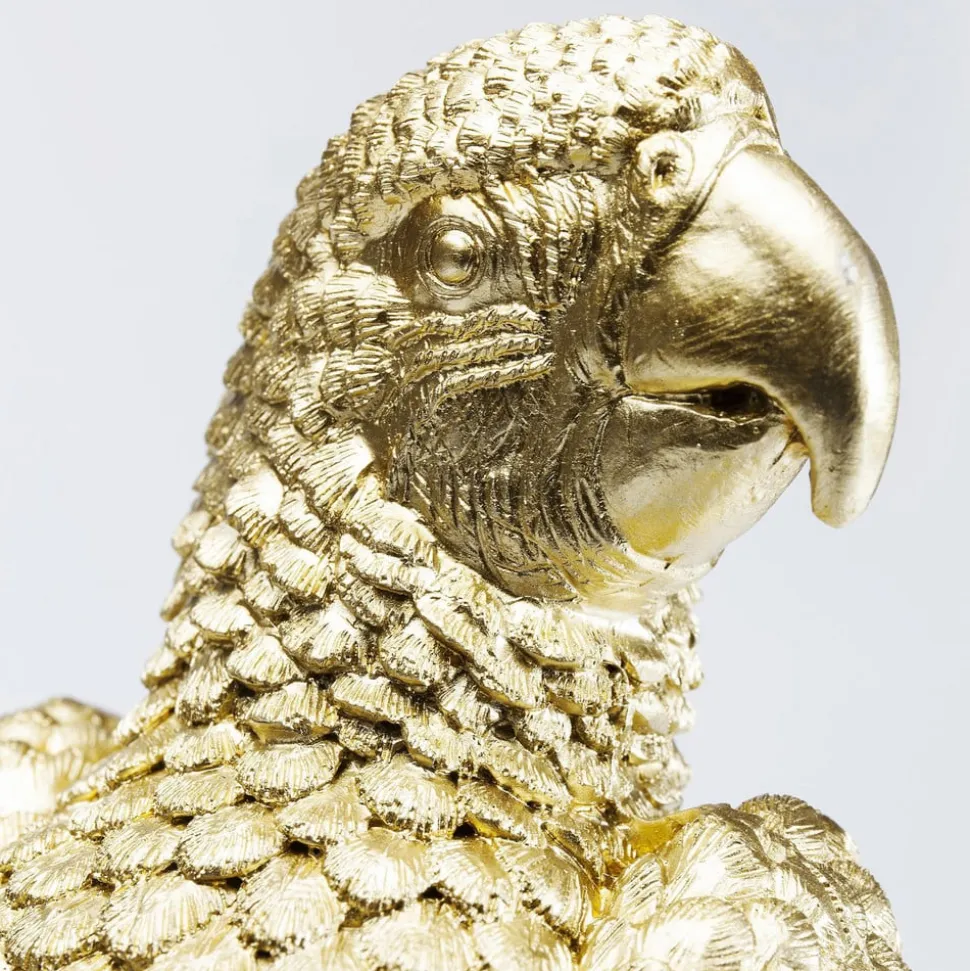 KARE Papegøjedekorationsæske, højde 40 cm, polyresin, sort, guld