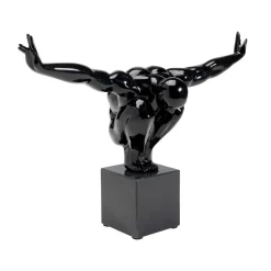 KARE pyntegenstand Athlet Black Lille, sort, bredde 43 cm