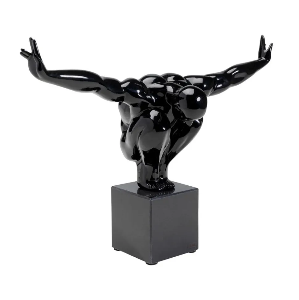 KARE pyntegenstand Athlet Black Lille, sort, bredde 43 cm