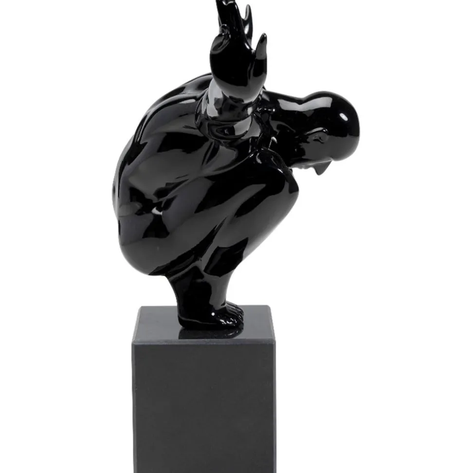 KARE pyntegenstand Athlet Black Lille, sort, bredde 43 cm