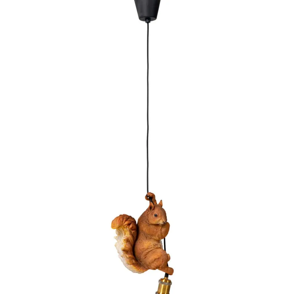 Kare Squirrel hængelampe med egernmodel