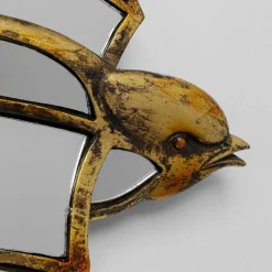 KARE Swallow Mirror vægobjekt, polyresin, glas, guld