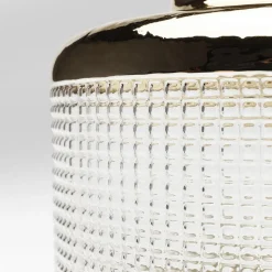 KARE Vase LA Noble, højde 18 cm, glas, guld/klar, håndlavet