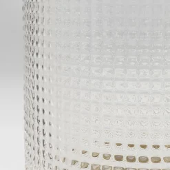 KARE Vase LA Noble, højde 30 cm, glas, guld/klar, håndlavet