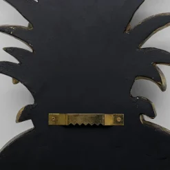 KARE vægobjekt Pina Mirror, polyresin, glas, 50 cm, guld