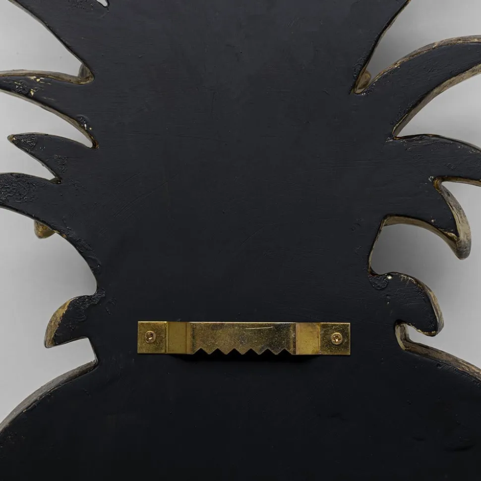 KARE vægobjekt Pina Mirror, polyresin, glas, 50 cm, guld