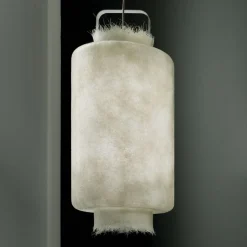Karman Kimono udendørs LED-hængelampe, Ø 40 cm