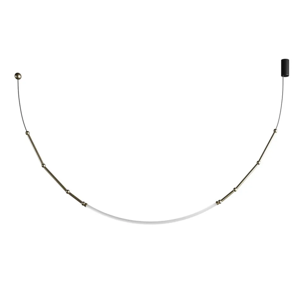 Karman Leda LED-hængelampe IP65 1 lyskilde bronze