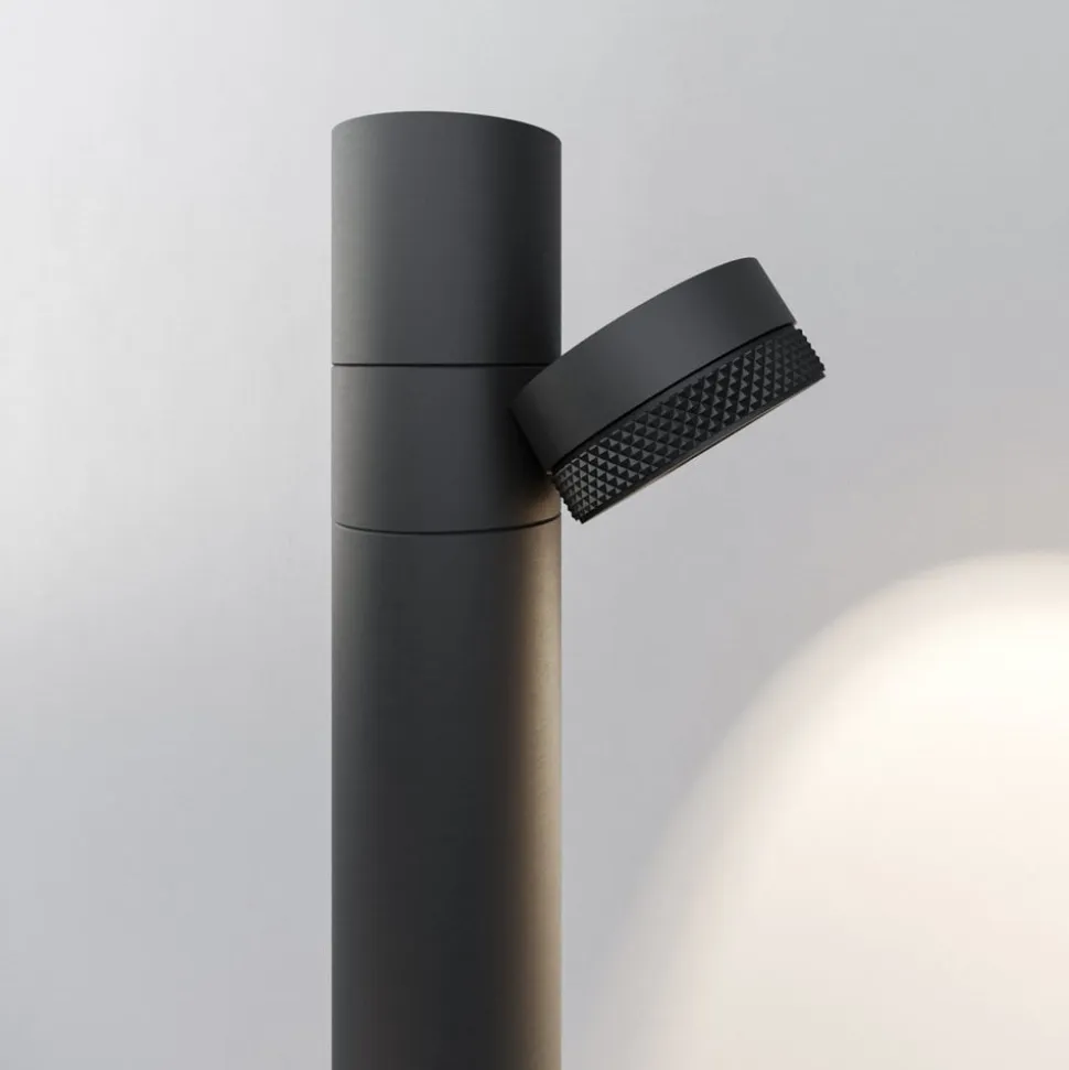 Karman LED-gadelampe Jaco, 54,3 cm, brun aluminium 2 lyskilder.