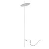 Karman Xana LED-hængelampe, hvid, højde 130 cm