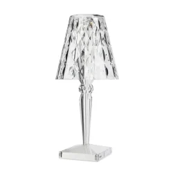 Kartell Big Battery - bordlampe IP54, transparent