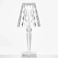 Kartell Big Battery - bordlampe IP54, transparent