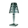 Kartell Big Battery - Bordlampe IP54, lyseblå
