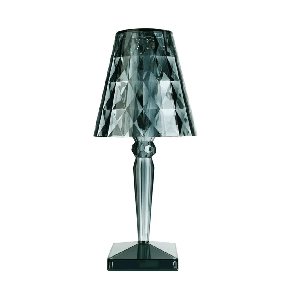 Kartell Big Battery - Bordlampe IP54, lyseblå