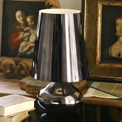 Kartell Cindy LED-bordlampe, platin metallisk