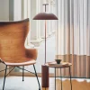 Kartell Geen-A LED-gulvlampe, teglrød