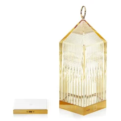 Kartell Lantern LED-bordlampe, bernstein IP54