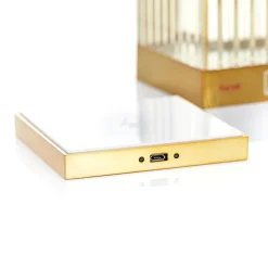 Kartell Lantern LED-bordlampe, bernstein IP54