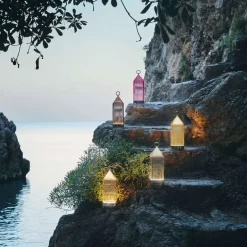 Kartell Lantern LED-bordlampe, bernstein IP54