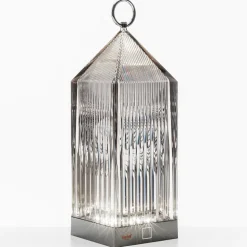 Kartell Lantern LED-bordlampe, røggrå IP54