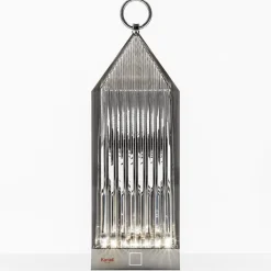 Kartell Lantern LED-bordlampe, røggrå IP54
