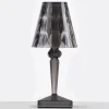 Kartell LED-bordlampe Batteri, 30 cm, røggrå, IP54