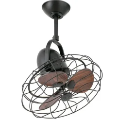 Keiki-ventilator, væg og loft, AC, mørkebrun