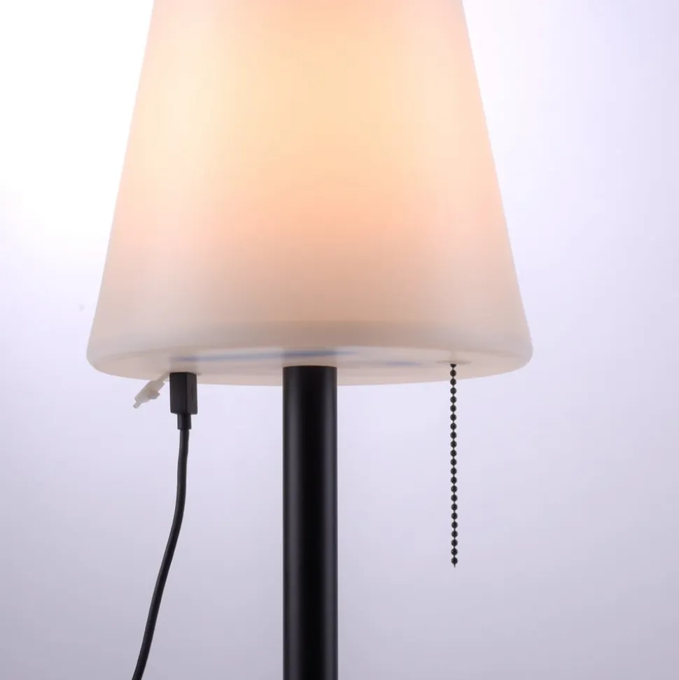 Keno LED-bordlampe jordspyd, trækafbryder, batteri