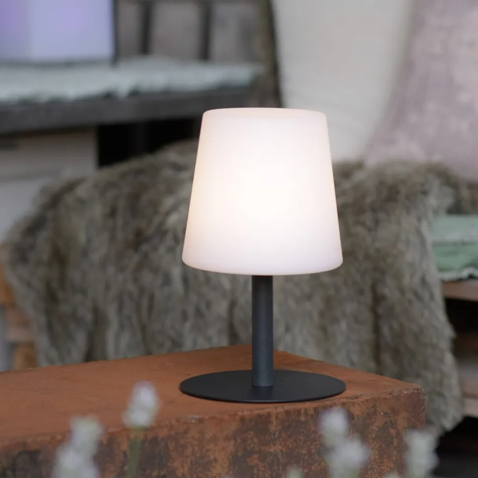 Keno LED-bordlampe jordspyd, trækafbryder, batteri