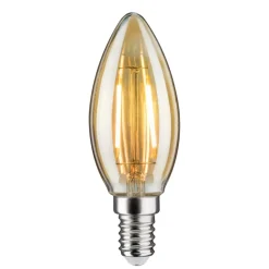 Kertepære E14 4,7W 2.500K guld, dæmpbar