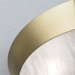 Klassisk loftslampe Jaya med glasskærm, 34 cm