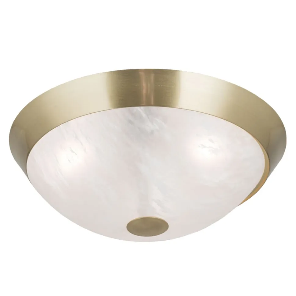 Klassisk loftslampe Jaya med glasskærm, 34 cm