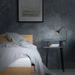 Klemmelampe Hygge Comfort light Retro, sort