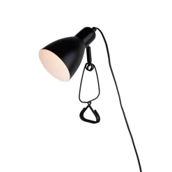 Klemmelampe Mara justerbar stikkabel, sort