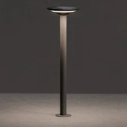 KLEWE Keope LED-vejlampe, antracit, højde 80 cm, IP65