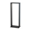 KLEWE LED-solcellelampe AXIS MAXI, antracit, 65 cm, aluminium, IP65